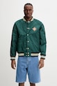 Μπουφάν Drôle de Monsieur Le Bomber Polo ελαφρώς μονωμένα πράσινο G.JT219.PA014.DGN