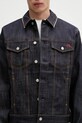 Evisu geacă jeans Classic Raw Denim bleumarin 2ESHTM5DJ1042