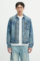 Džínová bunda Evisu 2-tone Denim w Inserted Daicock riflovina modrá 2ESHTM5DJ1041