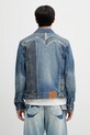 Ρούχα Τζιν μπουφάν Evisu 2-tone Denim w Inserted Daicock 2ESHTM5DJ1041 μπλε
