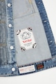 Džínová bunda Evisu 2-tone Denim w Inserted Daicock 2ESHTM5DJ1041 modrá