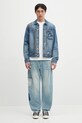 Evisu geacă jeans 2-tone Denim w Inserted Daicock 2ESHTM5DJ1041