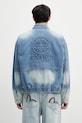 Ρούχα Τζιν μπουφάν Evisu Worker Denim w Emboss Kamon 2ESHTM5DJ1038 μπλε