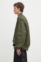 Яке бомбър JW Anderson Oversized Curved Hem Bomber JK0357.PG1696.595 зелен SS25