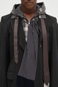 Maison MIHARA YASUHIRO kurtka wełniana Triple Layered Jacket czarny A14JK031
