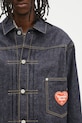 Human Made giacca di jeans Denim Work Jacket Past blu HM29JK002