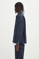 Human Made giacca di jeans Wabash Coverall Jacket HM29JK006 blu SS25