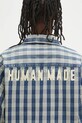 Pamučna košulja Human Made Work Jacket HM29JK010 plava