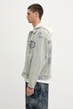 AAPE kurtka Now Light Weight AAPLJM7700XBN niebieski SS25
