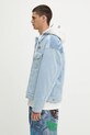 AAPE kurtka jeansowa Main AAPJKM7679XXN niebieski SS25