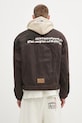 Ρούχα Τζιν μπουφάν AAPE Main AAPJKM7679XAN καφέ