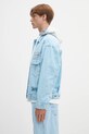 AAPE kurtka Main Light Weight AAPLJM7674XXN niebieski SS25