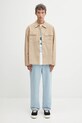 Maison Kitsuné giacca in cotone Workwear OM02117WW9040 beige