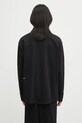 Ρούχα Βαμβακερό πουκάμισο Pangaia DNA Interlock Jacket 10002444 μαύρο