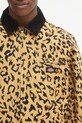 Wacko Maria kurtka bawełniana DICKIES / LEOPARD WORK JACKET beżowy 25SS.WMO.DC03