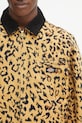Bavlněná bunda Wacko Maria DICKIES / LEOPARD WORK JACKET béžová 25SS.WMO.DC03