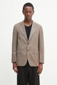 Wacko Maria marynarka wełniana SINGLE BREASTED JACKET ( TYPE-3 ) regular beżowy 25SS.WMO.SU03
