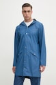 Rains geaca Long Jacket W3 12020.109 albastru SS25