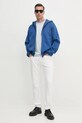 Rains bluză Safi Fleece Hood Jacket T1 21900.109 violet