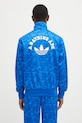 Mikina adidas Originals adidas Originals x BAPE Firebird Track Top AOP JN7118 modrá