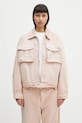 Džínová bunda Filling Pieces Denim 78620769974 růžová SS25