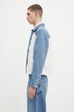 Oblečenie Rifľová bunda Aries Patchwork Western Carpenter Jacket AR7030503 modrá