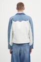 Rifľová bunda Aries Patchwork Western Carpenter Jacket AR7030503 modrá