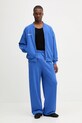 Μπουφάν Pangaia Midweight Bomber Jacket 10002360 μπλε SS25
