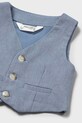 Хлопчик Дитяча безрукавка з домішкою льону Mayoral Newborn 1394.1K.Newborn.PPYH блакитний