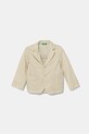 Детский льняной пиджак United Colors of Benetton ткань бежевый 23WBCW00A.G.Seasonal