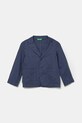 Дитячий лляний піджак United Colors of Benetton тканина темно-синій 23WBCW00A.G.Seasonal