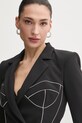 Elisabetta Franchi marynarka czarny GI12951E2