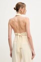 Îmbrăcăminte Elisabetta Franchi vesta GL00151E2 bej