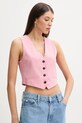 Telovnik MSGM roza 3841MDW01.257106