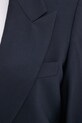 Шерстяной пиджак MSGM 3841MDG27.257127 тёмно-синий