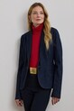 Rifľová bunda Lauren Ralph Lauren pletenina modrá 200957636