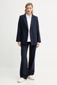 Вовняний піджак A.P.C. veste lucy WOARO.F03212 темно-синій SS25