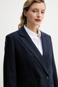 Вовняний піджак A.P.C. veste lucy темно-синій WOARO.F03212