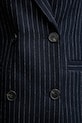 Μάλλινο σακάκι A.P.C. veste lucy WOARO.F03212 σκούρο μπλε