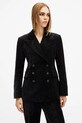 AllSaints sacou din bumbac SEVENH negru W026QB