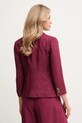Oblečenie Ľanové sako Marella BIELLA 2513041062 burgundské