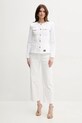Versace Jeans Couture marynarka jeansowa 78HAS457.EW015TC2 biały SS25