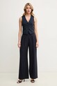 Patrizia Pepe vestă 2C1614.A582U bleumarin SS25
