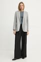 Вовняний піджак Theory M1101103 сірий SS25