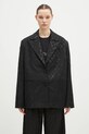 Μπλέιζερ με μίγμα μαλλιού Rotate Oversized Sequins Blazer με μείγμα μαλλιού μαύρο 113325100