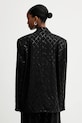 Odzież Rotate marynarka z domieszką wełny Oversized Sequins Blazer 113325100 czarny