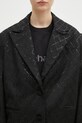 Sako s prímesou vlny Rotate Oversized Sequins Blazer čierna 113325100