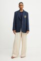 Пиджак Weekend Max Mara 2515911011600 тёмно-синий SS25