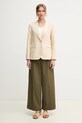 Weekend Max Mara blazer din amestec de in 2515041062600 bej SS25