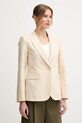 Weekend Max Mara blazer din amestec de in bej 2515041062600